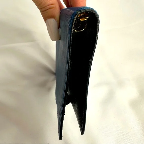 Louis Vuitton Ring Agenda Cover Epi Blue Leather PM - Picture 12 of 16